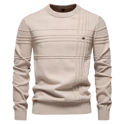 TOM | Stijlvolle herenpullover met ruitdesign
