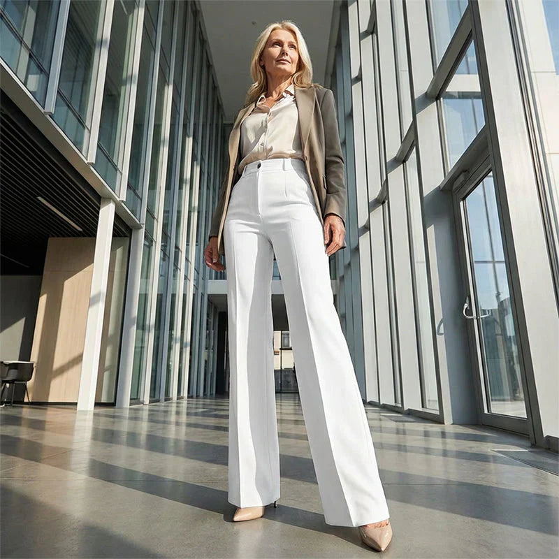 Taylor | Chic hoge taillebroek met flatterende pasvorm voor werk en elegante momenten