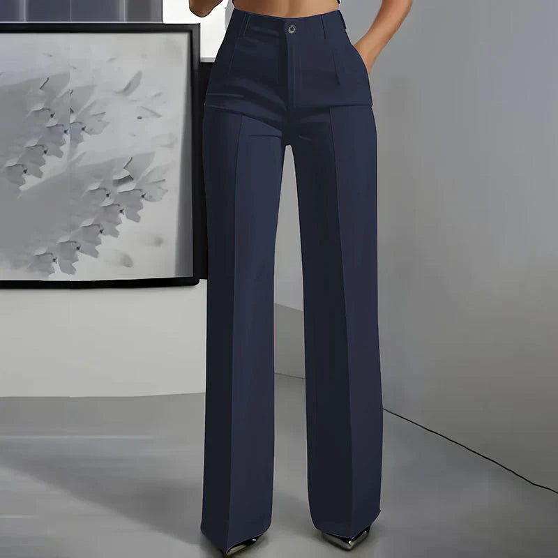Taylor | Chic hoge taillebroek met flatterende pasvorm voor werk en elegante momenten