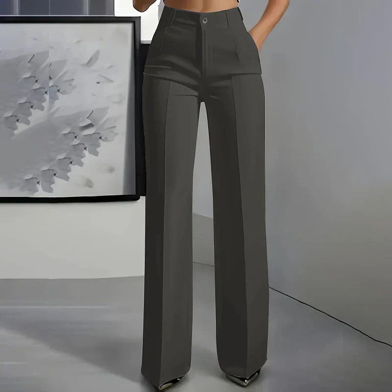 Taylor | Chic hoge taillebroek met flatterende pasvorm voor werk en elegante momenten