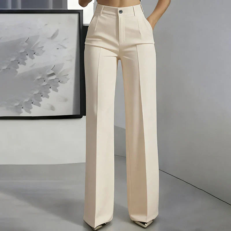 Taylor | Chic hoge taillebroek met flatterende pasvorm voor werk en elegante momenten