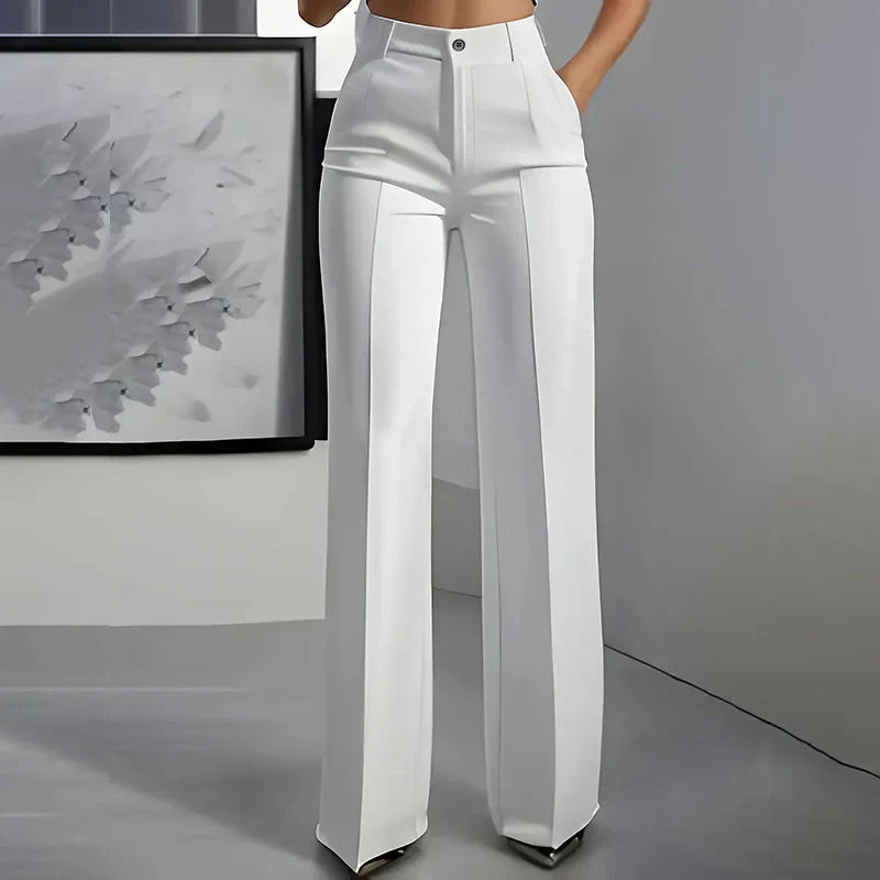 Taylor | Chic hoge taillebroek met flatterende pasvorm voor werk en elegante momenten