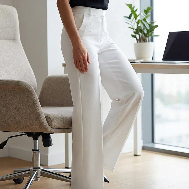 Taylor | Chic hoge taillebroek met flatterende pasvorm voor werk en elegante momenten