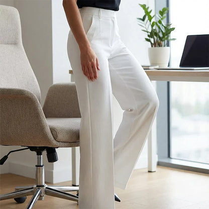 Taylor | Chic hoge taillebroek met flatterende pasvorm voor werk en elegante momenten