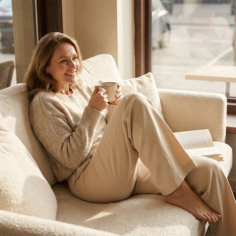 Taylor | Chic hoge taillebroek met flatterende pasvorm voor werk en elegante momenten