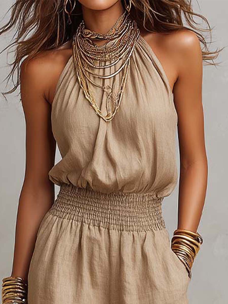 Valerie | Zomerse linnen jumpsuit
