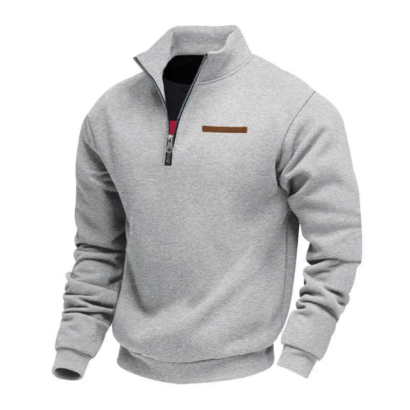 Steff - Casual fleece sweatshirt voor heren