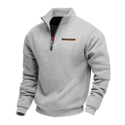 Steff - Casual fleece sweatshirt voor heren