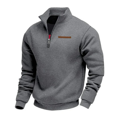 Steff - Casual fleece sweatshirt voor heren