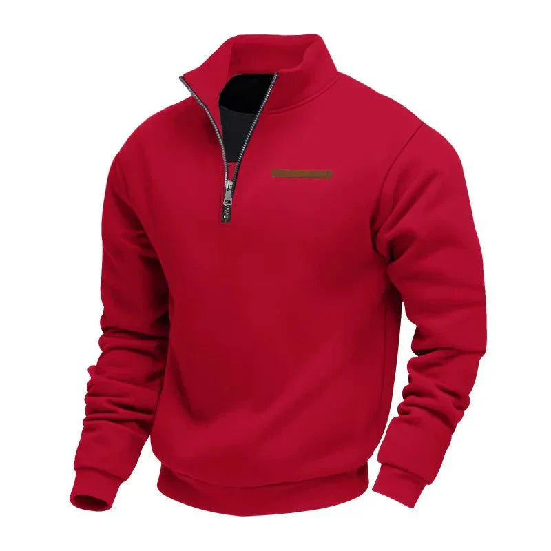 Steff - Casual fleece sweatshirt voor heren