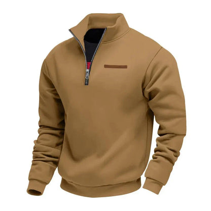Steff - Casual fleece sweatshirt voor heren
