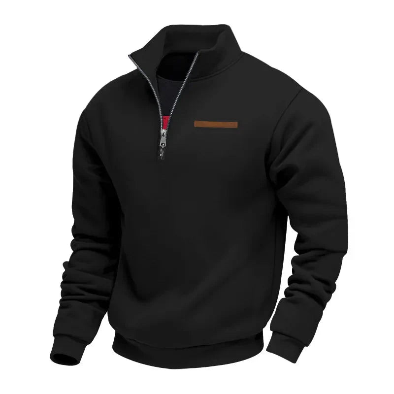 Steff - Casual fleece sweatshirt voor heren
