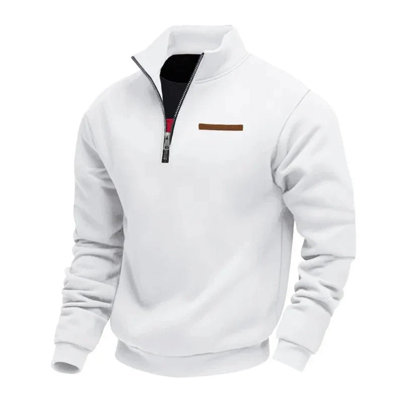 Steff - Casual fleece sweatshirt voor heren