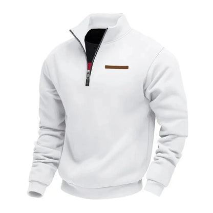 Steff - Casual fleece sweatshirt voor heren
