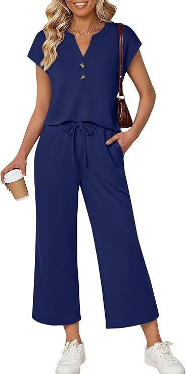 Miranda™ | Comfortabele Tweedelige Lounge Set met V-Hals
