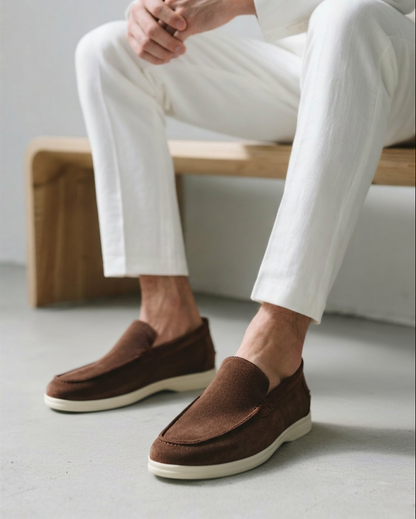 ALEX | Premium Suède Loafers met Superieure Steun en Tijdloze Elegantie