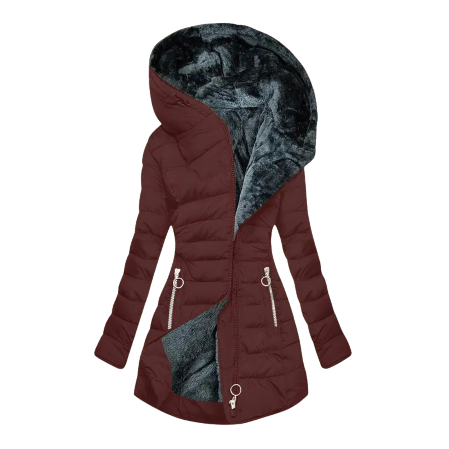 Chloe | Lange Winterjas met Warmtebescherming en Elegante Dagelijkse Stijl