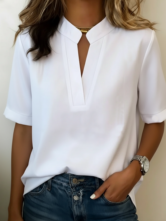 Karla | Elegante blouse met verfijnde kraag