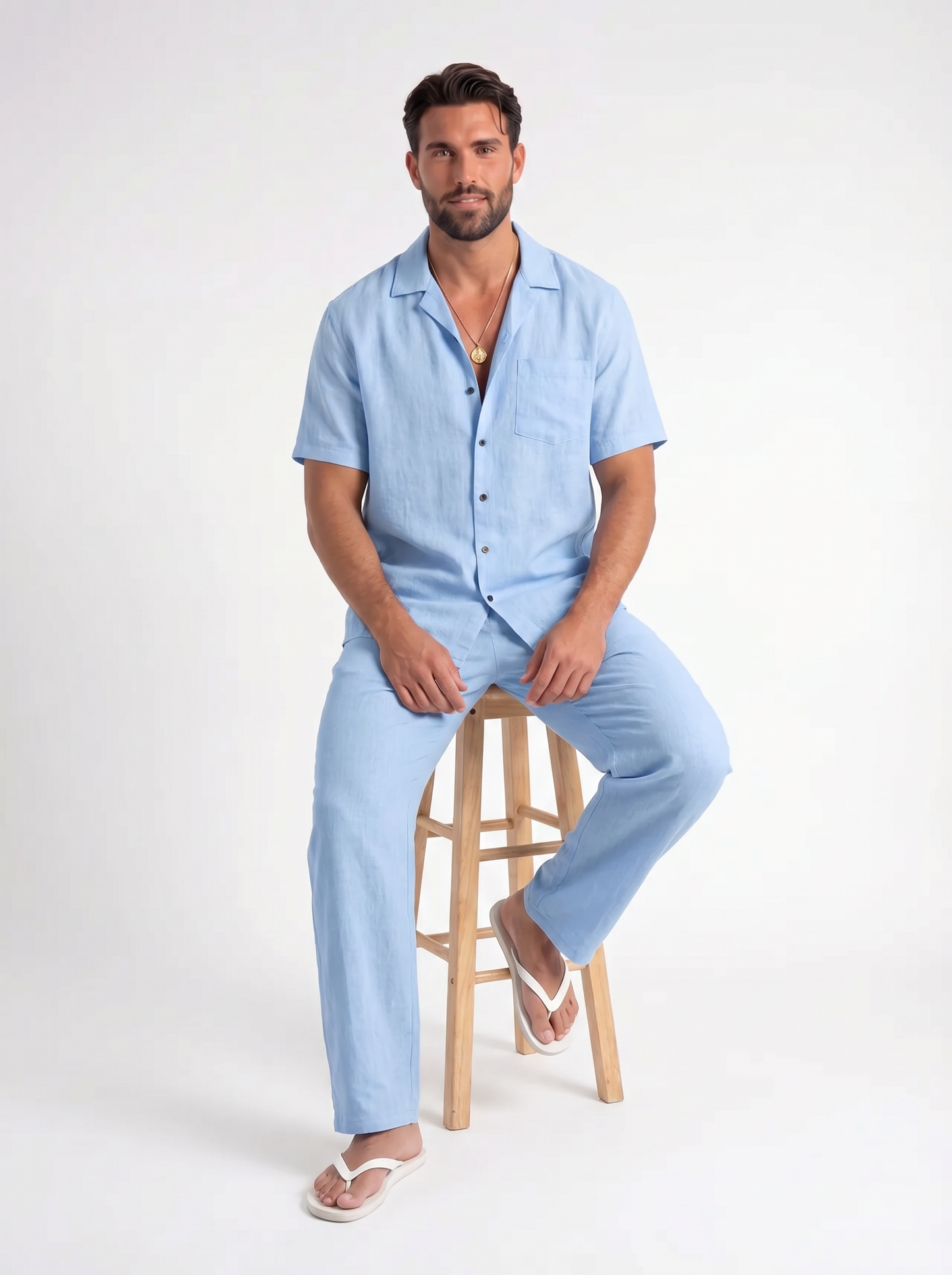 Arlo – Zomerse Linnen Set