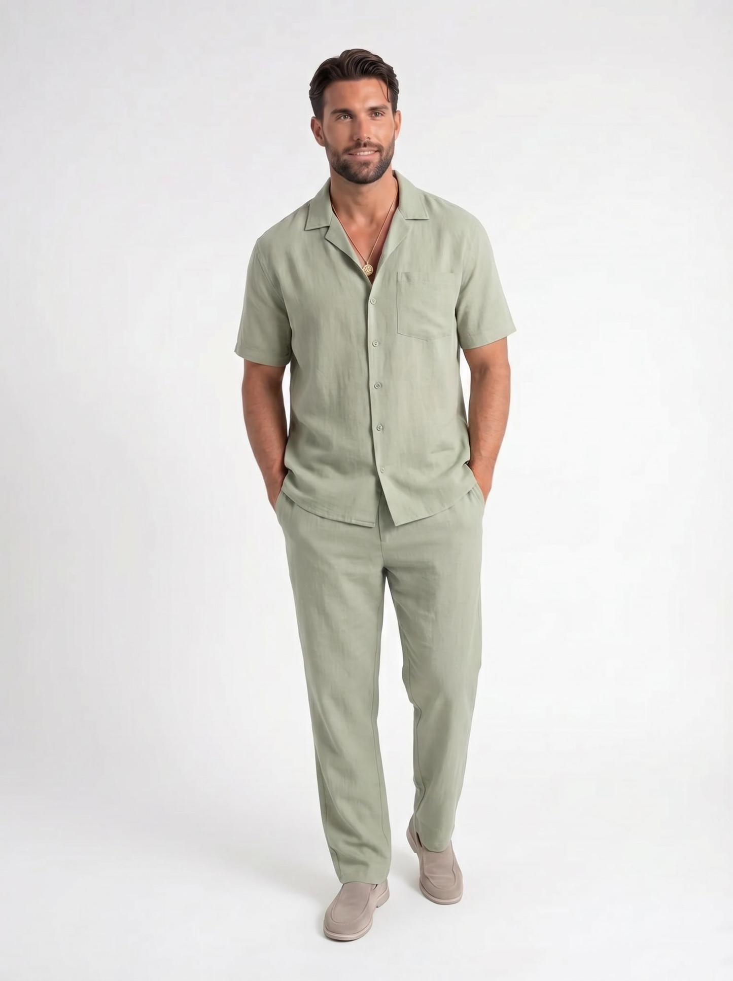 Arlo – Zomerse Linnen Set