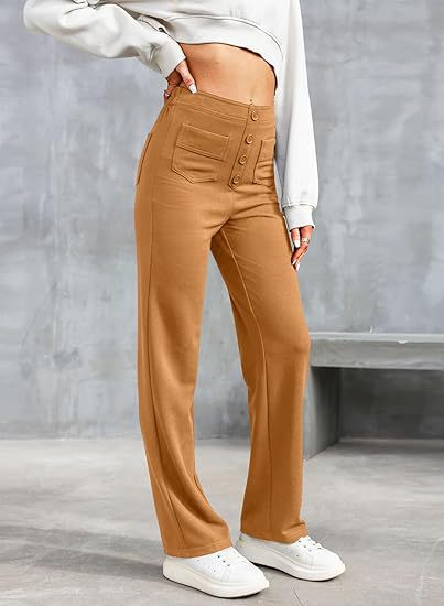 Sanja | Elastische Broek met Hoge Taille Dames