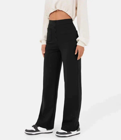 Sanja | Elastische Broek met Hoge Taille Dames