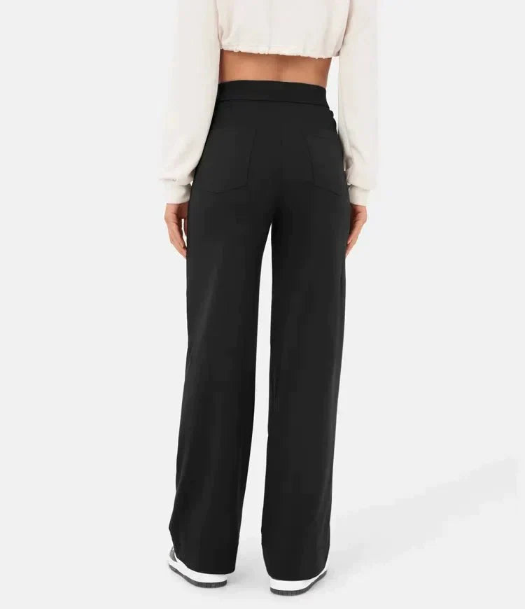 Sanja | Elastische Broek met Hoge Taille Dames