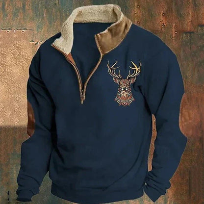 Gunter | Elegante en warme pullover met ritskraag