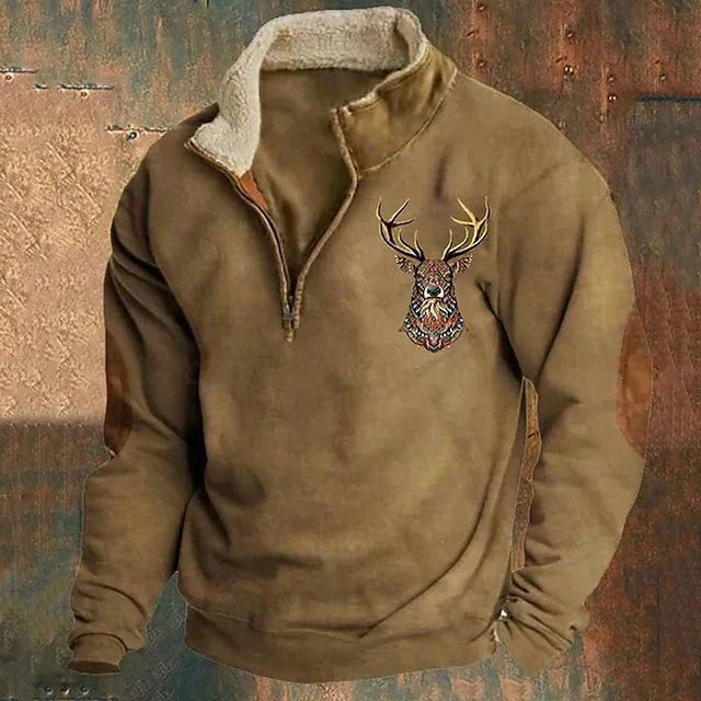 Gunter | Elegante en warme pullover met ritskraag