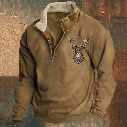 Gunter | Elegante en warme pullover met ritskraag