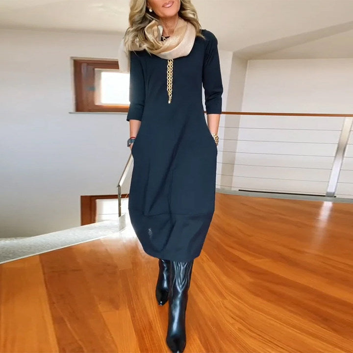 Tina | Elegante Maxi Jurk die het Silhouet Verfijnt en Dagelijks Comfort Biedt