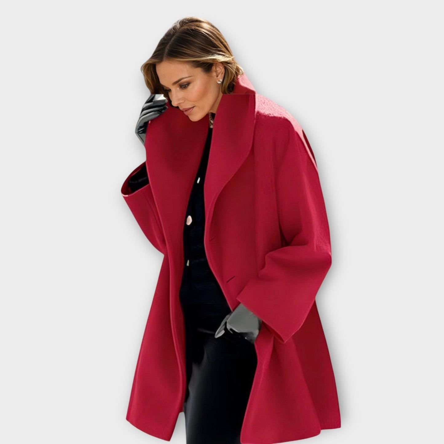 Amélie | Elegante wollen jas voor herfst en winter
