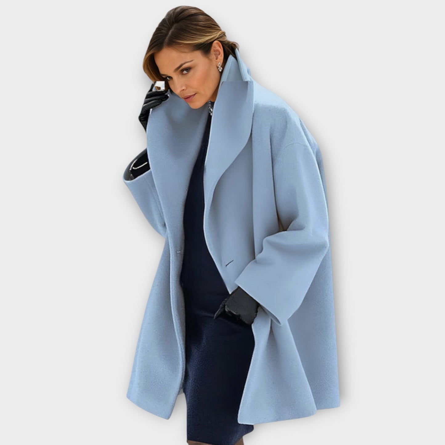 Amélie | Elegante wollen jas voor herfst en winter