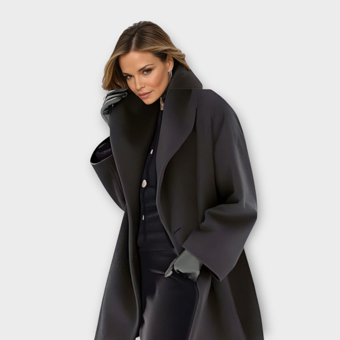 Amélie | Elegante wollen jas voor herfst en winter