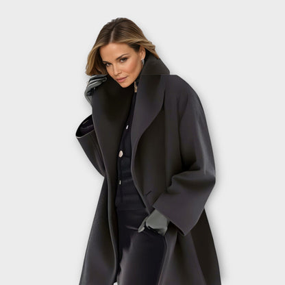Amélie | Elegante wollen jas voor herfst en winter