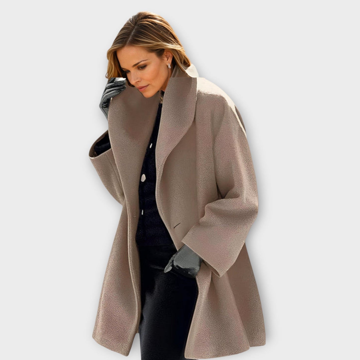 Amélie | Elegante wollen jas voor herfst en winter