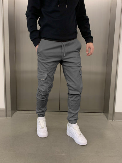LARRY | CARGO BROEK JOGGINGPASVORM
