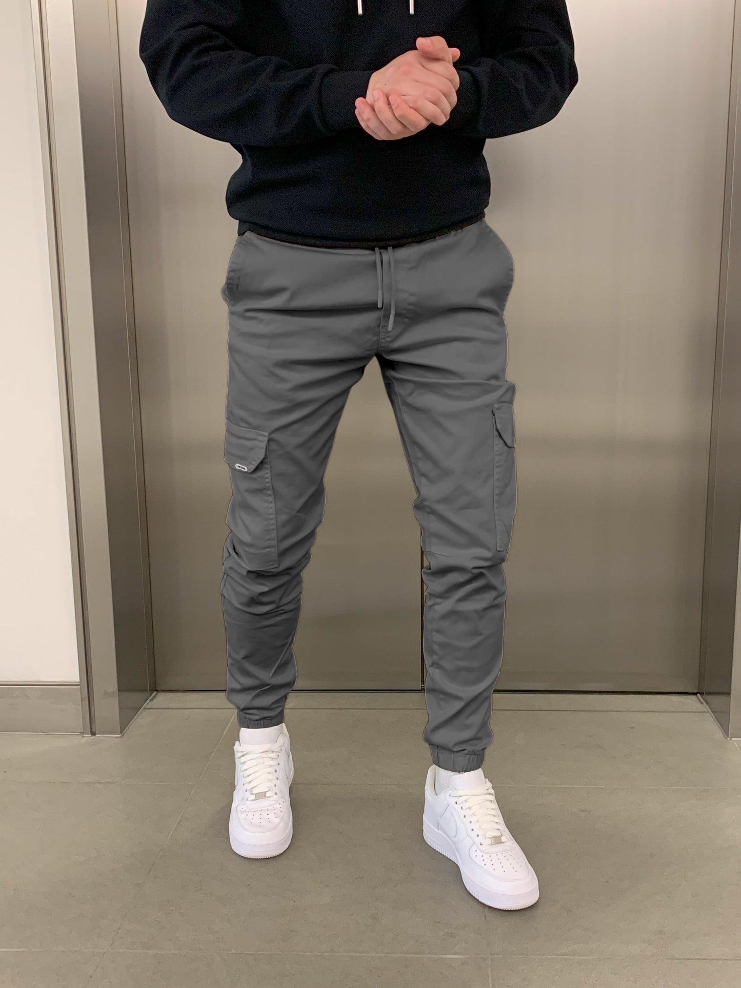 LARRY | CARGO BROEK JOGGINGPASVORM