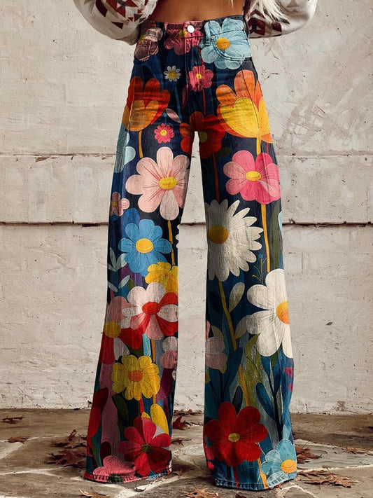 Lana | Elegante en Moderne Bloemenbroek