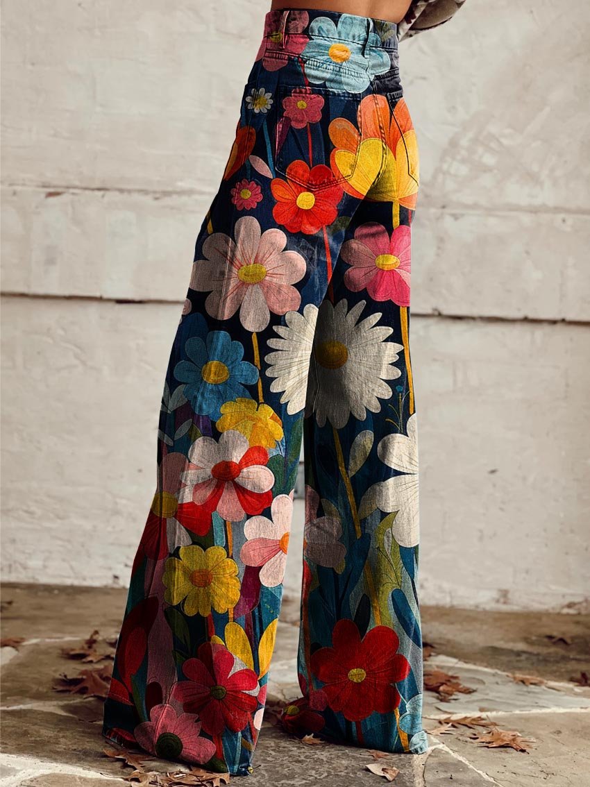 Lana | Elegante en Moderne Bloemenbroek