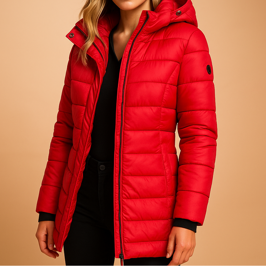 NOOR | Dames Winterjas met Verzorgde Look en Comfortabele Warmte