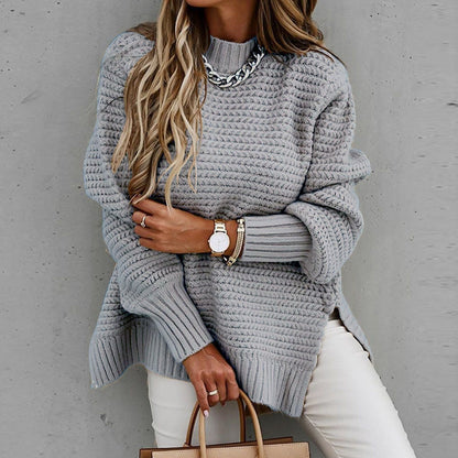 Missiona | Top Dames Herfst/Winter Relaxed Mockneck - Gebreid