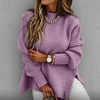Missiona | Top Dames Herfst/Winter Relaxed Mockneck - Gebreid