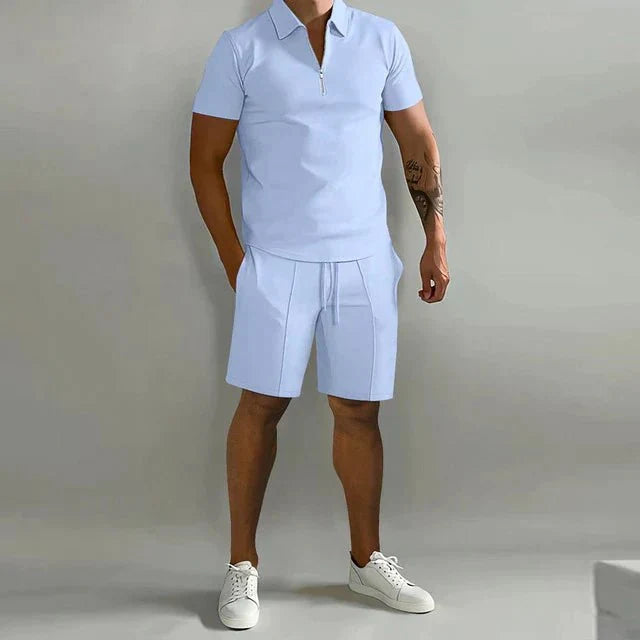 Adam | Heren Zomerset – Polo & Short – Ademend & Casual Chic
