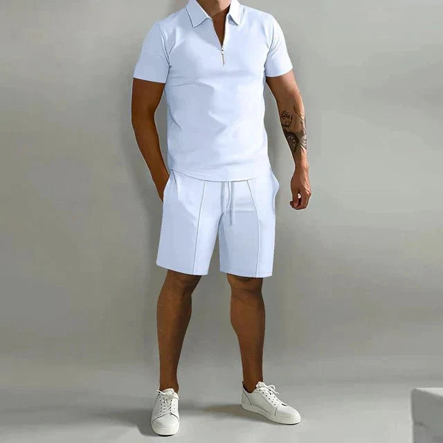 Adam | Heren Zomerset – Polo & Short – Ademend & Casual Chic