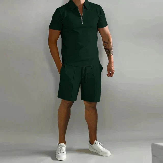 Adam | Heren Zomerset – Polo & Short – Ademend & Casual Chic