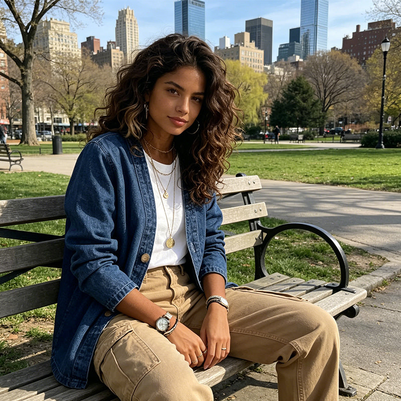 Brenda™ – Tijdloos Denim Jasje