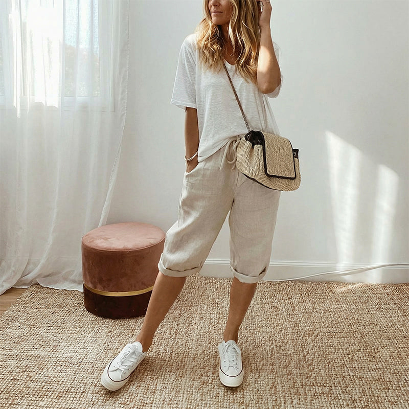 Lisa | Casual Linnen broek