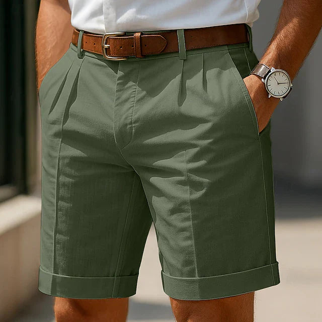 Tony™ | Elegante Heren Short met Plooien