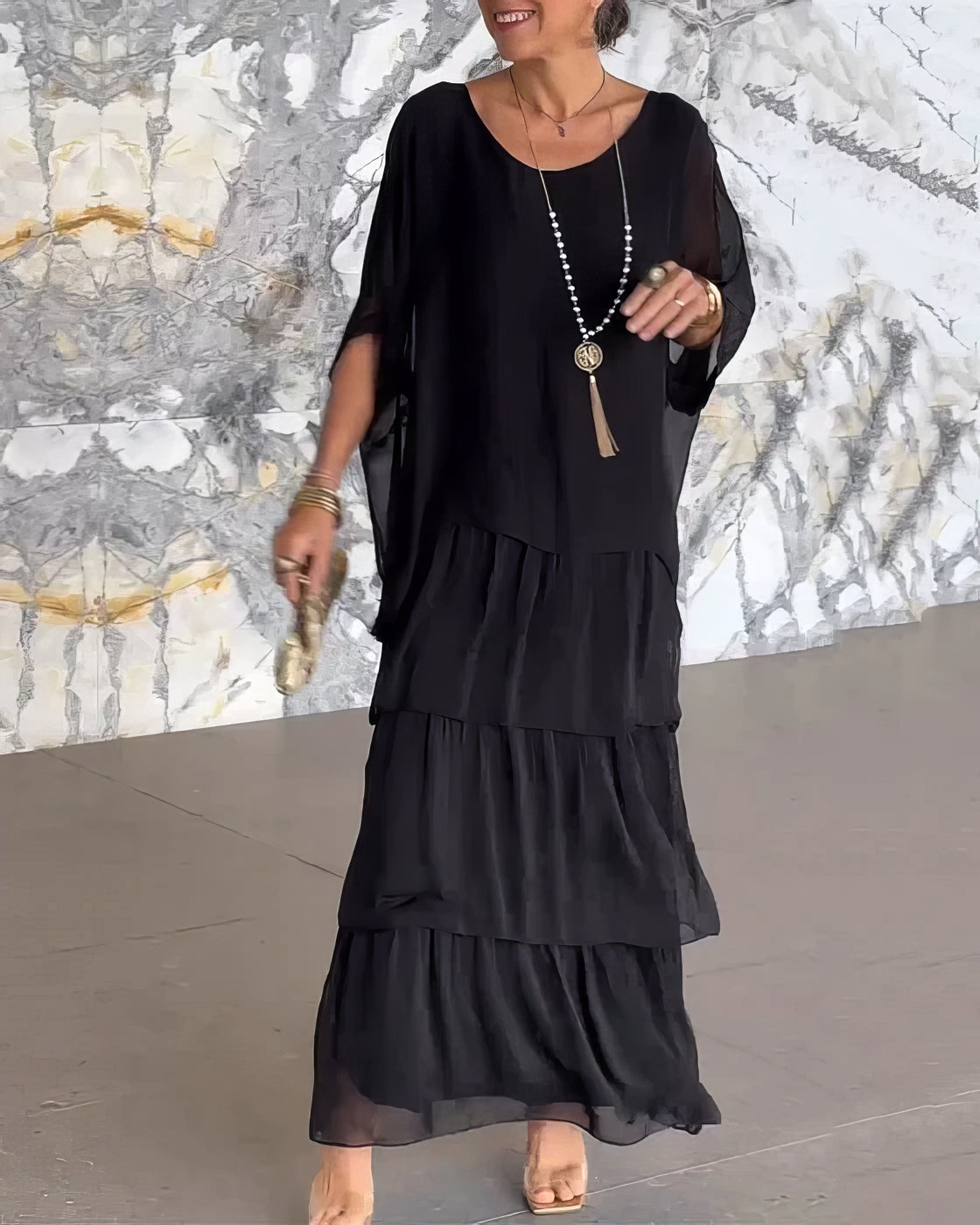Hannah | Elegante Maxi Jurk Comfortabel voor Alle Gelegenheden